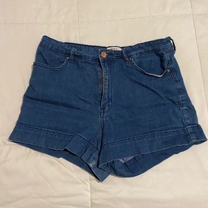 High Waisted Jean Shorts